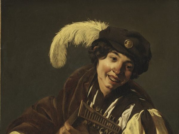 A Boy Playing the Lute