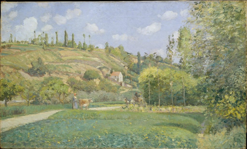A Cowherd at Valhermeil, Auvers-sur-Oise