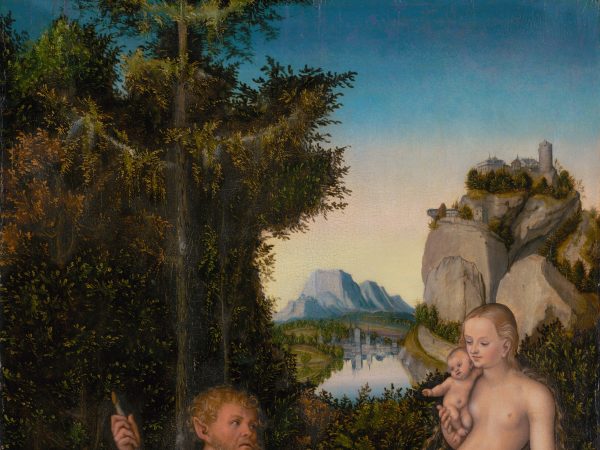 A Faun and His Family with a Slain Lion