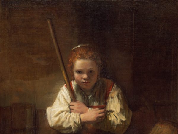 A Girl with a Broom