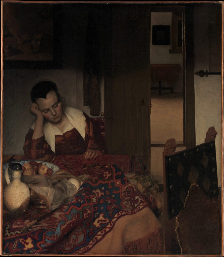 a-maid-asleep