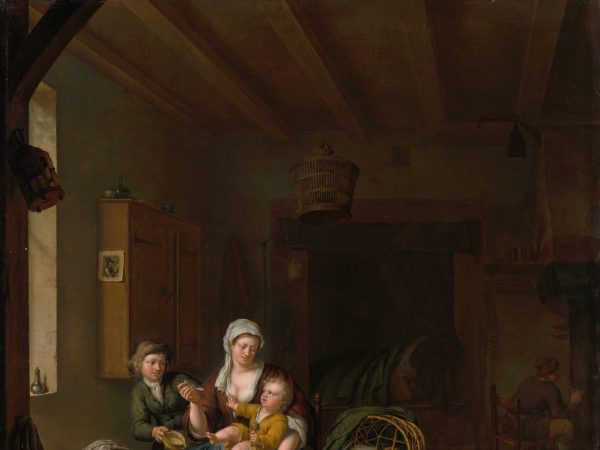 A Mother Feeding her Child (The Happy Mother)