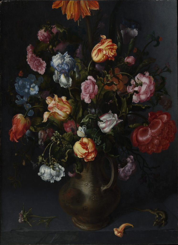 A Vase with Flowers