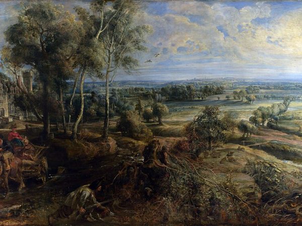 A View of Het Steen in the Early Morning