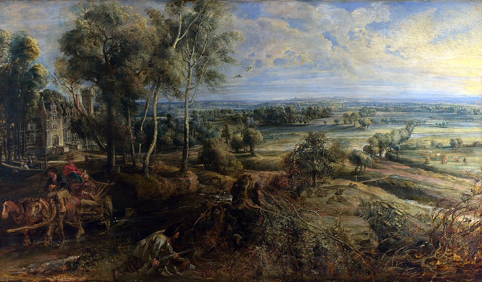 A View of Het Steen in the Early Morning