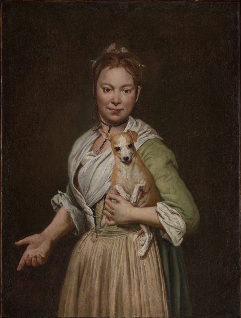A Woman with a Dog