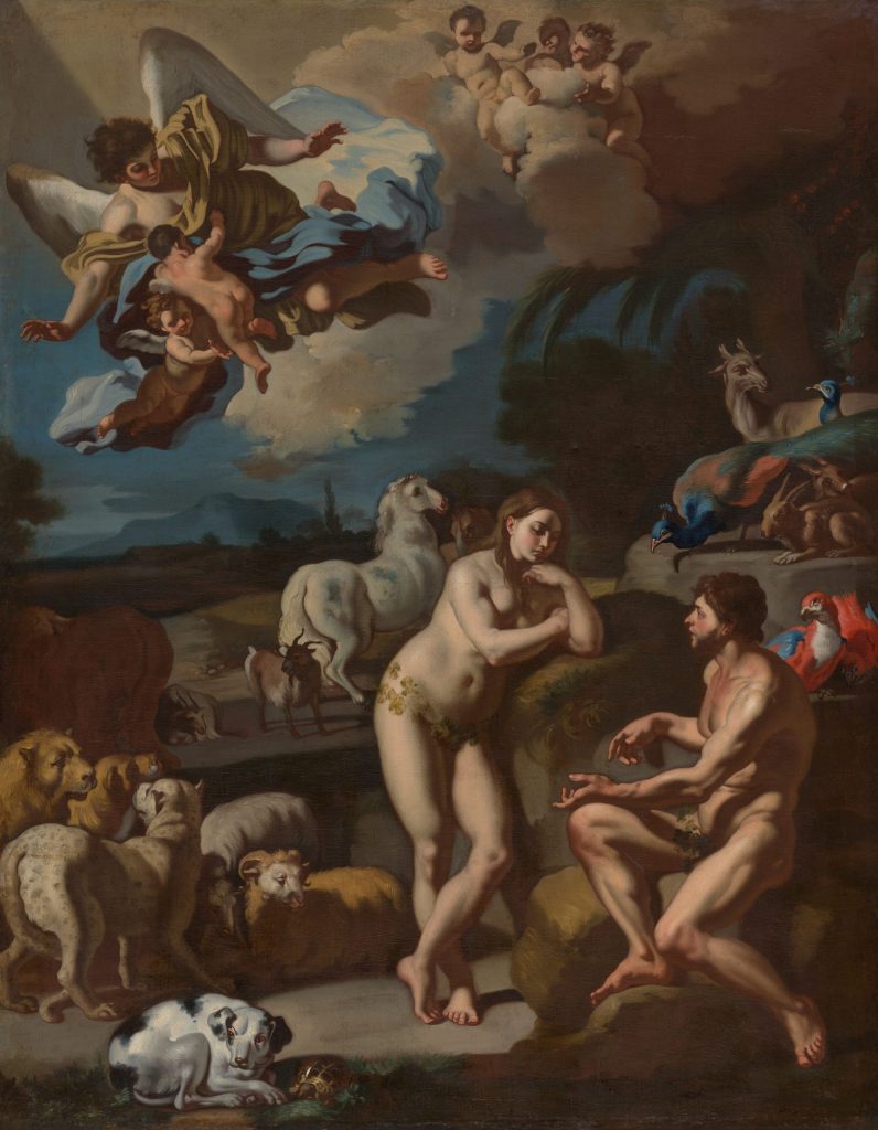 Adam and Eve in Paradise