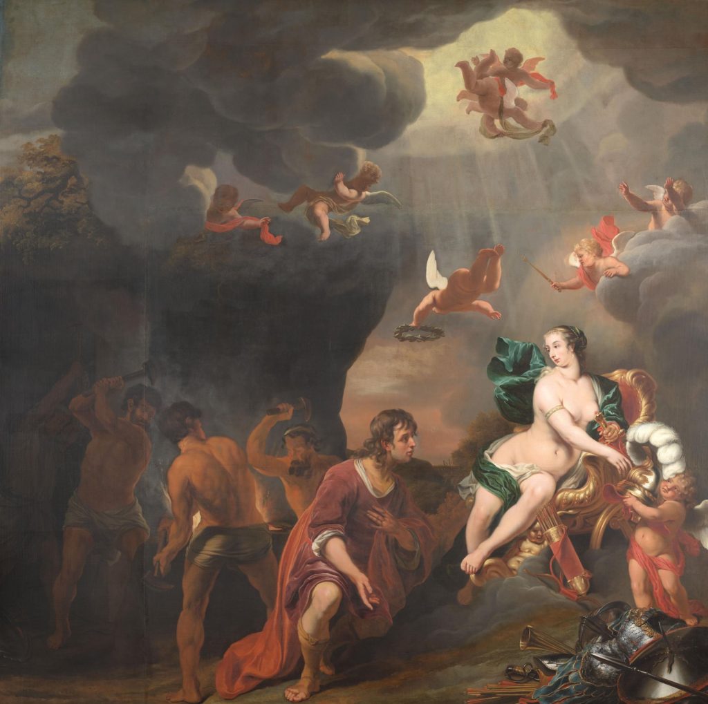 Aeneas Receiving a New Set of Armour from Venus