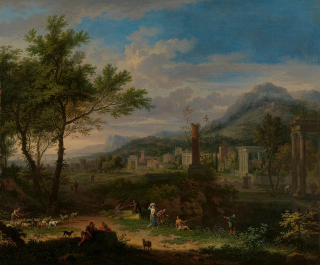 arcadian-landscape-with-fishermen