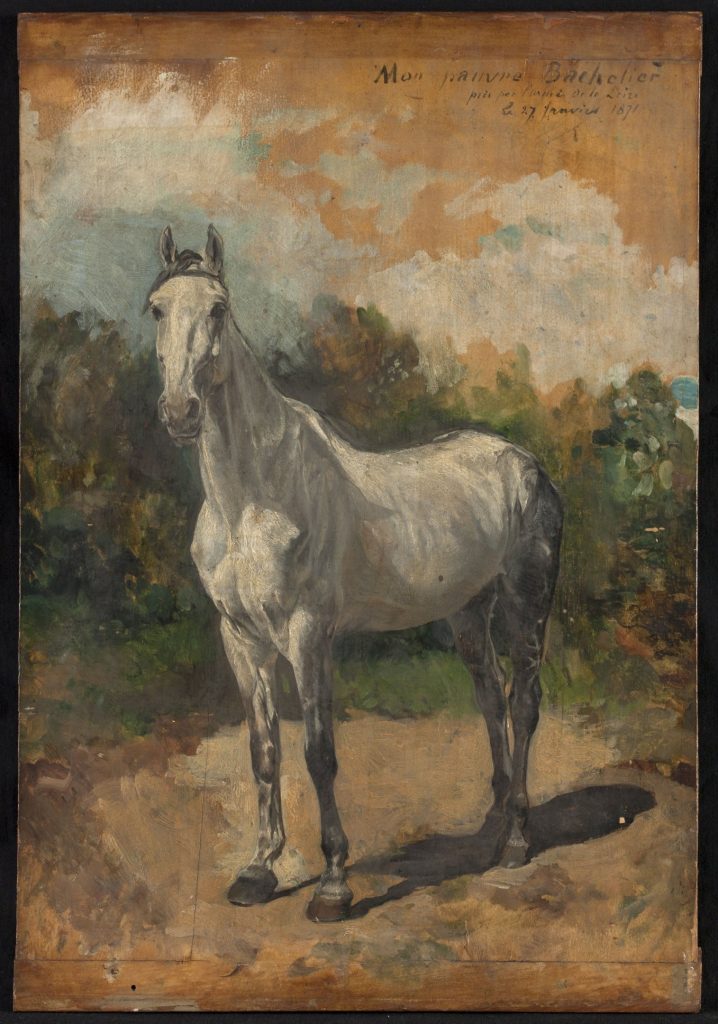 Bachelier, cheval de l'artiste