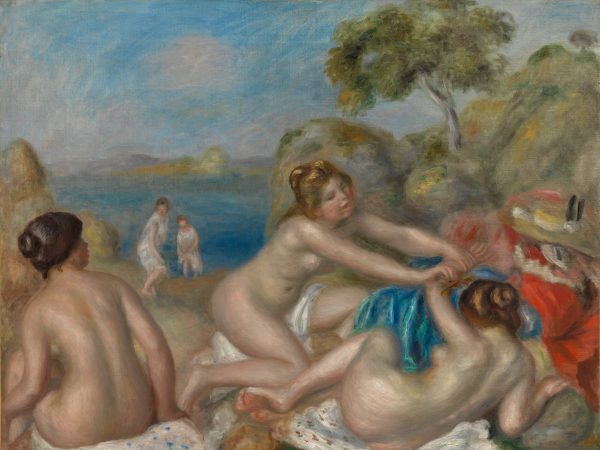 Bathers Playing with a Crab