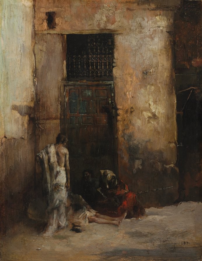 beggars-by-a-door
