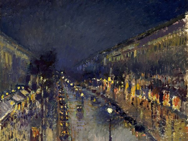 The Boulevard Montmartre at Night