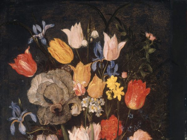 Bouquet of Flowers in an Earthenware Vase