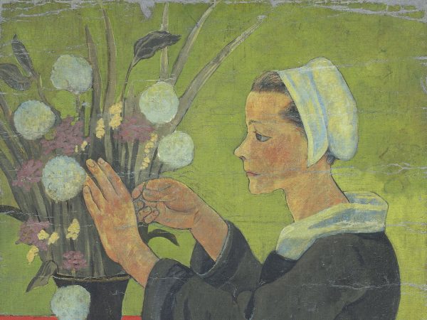 Bretonne au bouquet (Huelgoat)