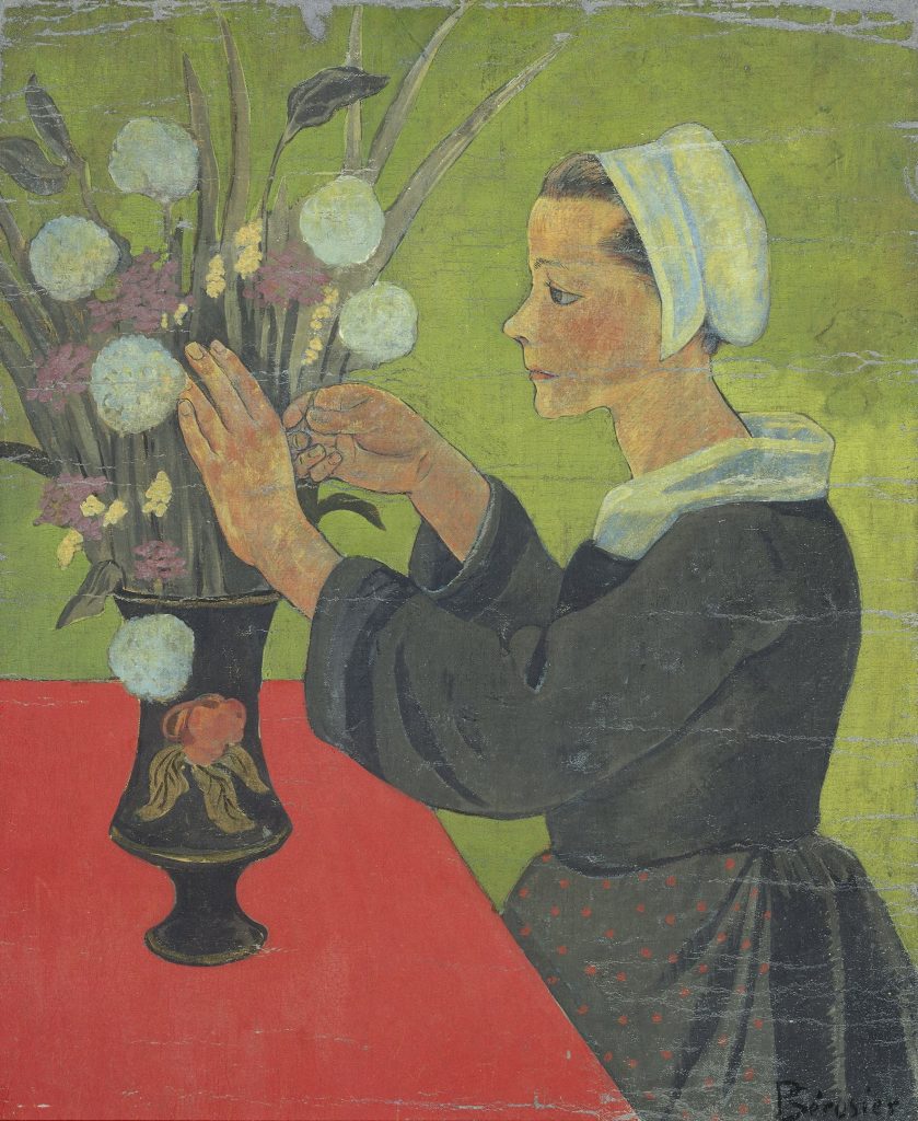 Bretonne au bouquet (Huelgoat)