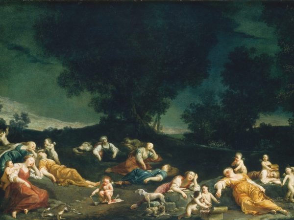 Cupids Disarming Sleeping Nymphs