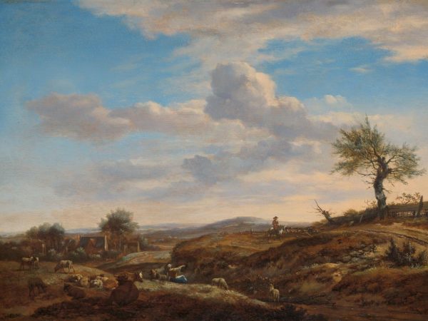 Hilly Landscape with a High Road