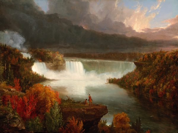 Distant View of Niagara Falls
