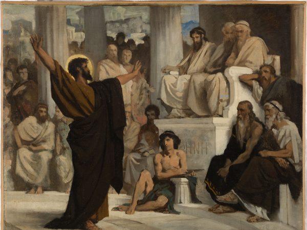 Esquisse pour l'église de Courbevoie : Saint Paul devant l'Aréopage