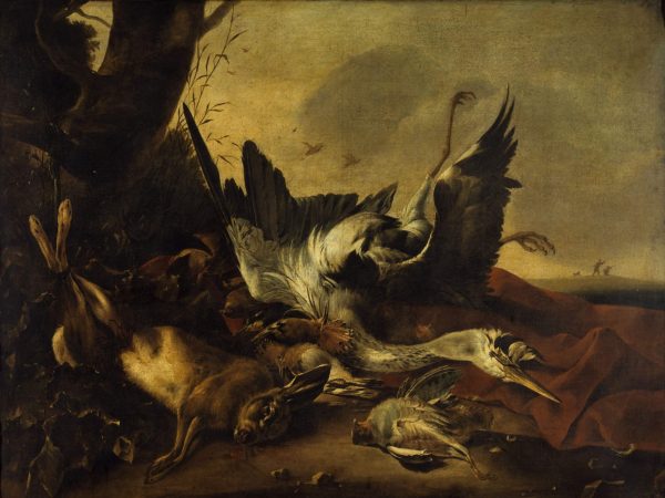 Etalage de gibier mort