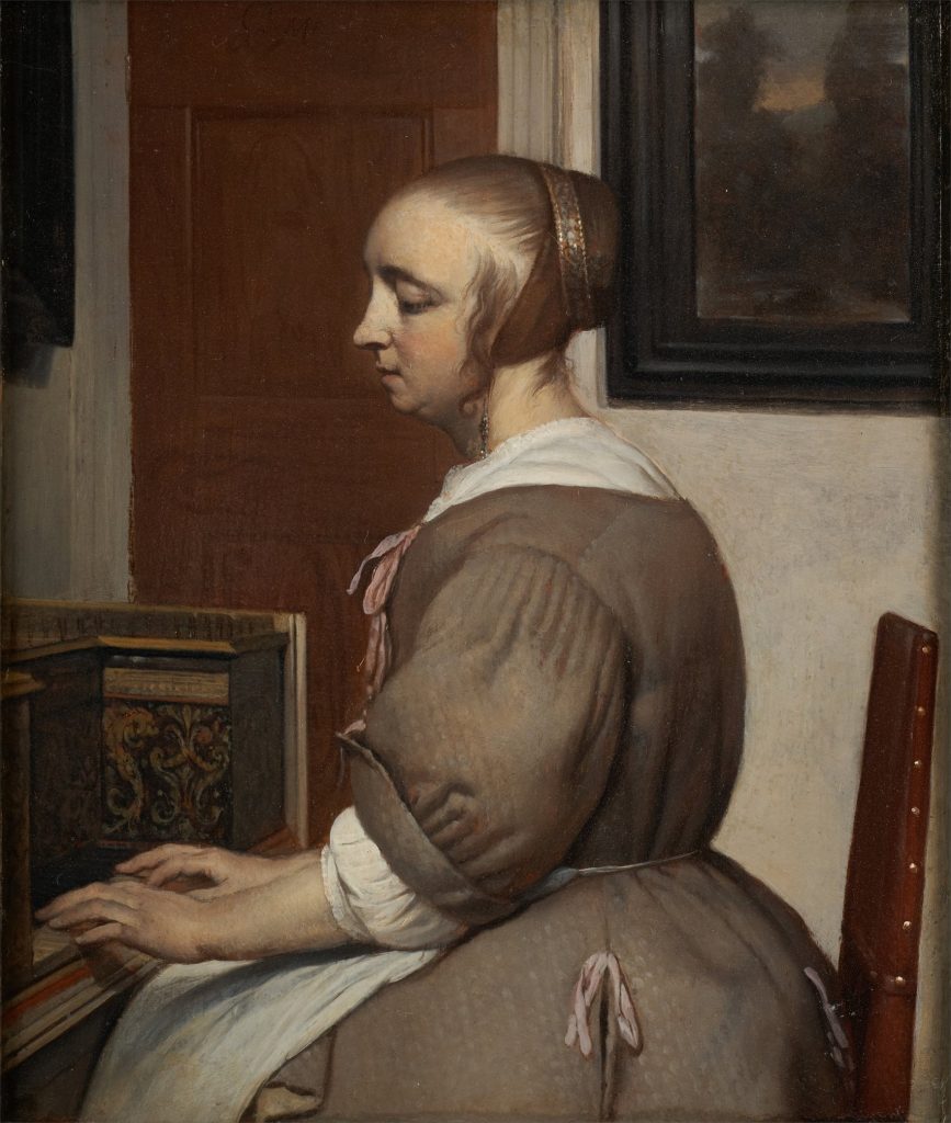 Femme au virginal