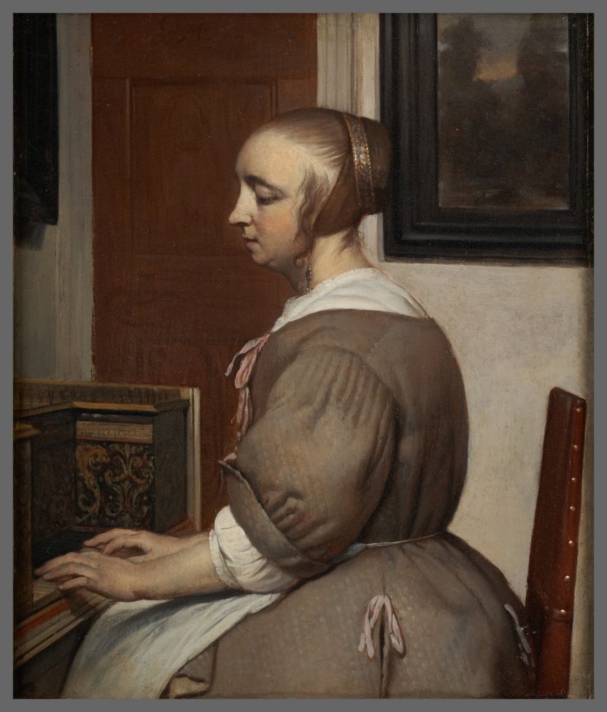 Femme au virginal