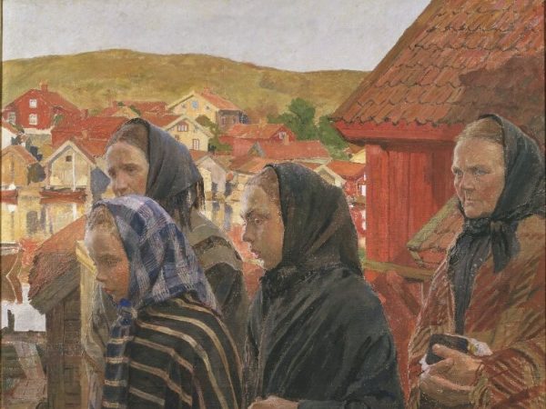 Fishermen's Wives Returning from Church