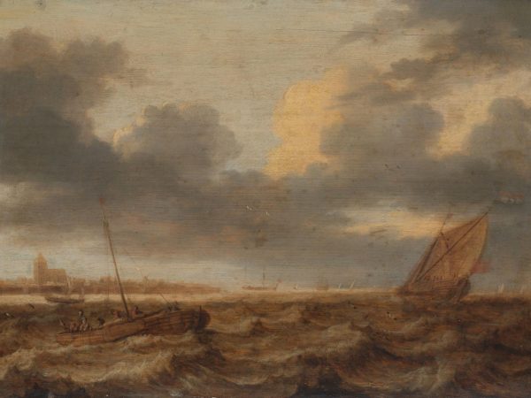Fishing Boats in Choppy Waters