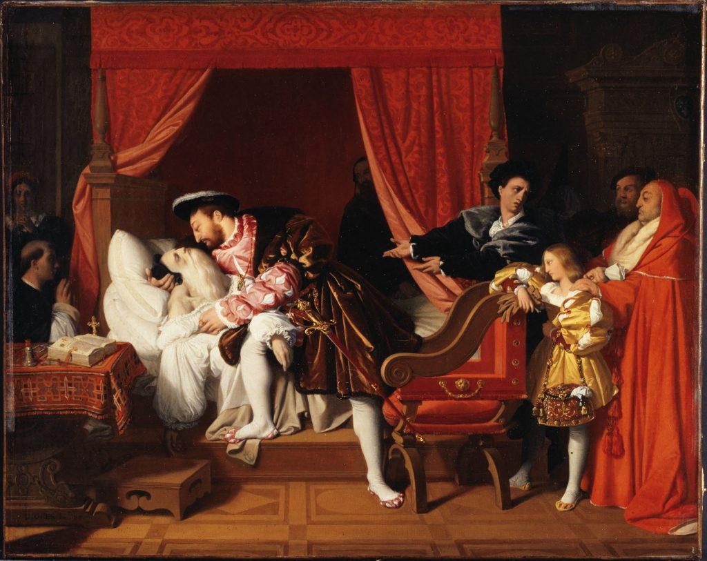François Ier reçoit les derniers soupirs de Léonard de Vinci