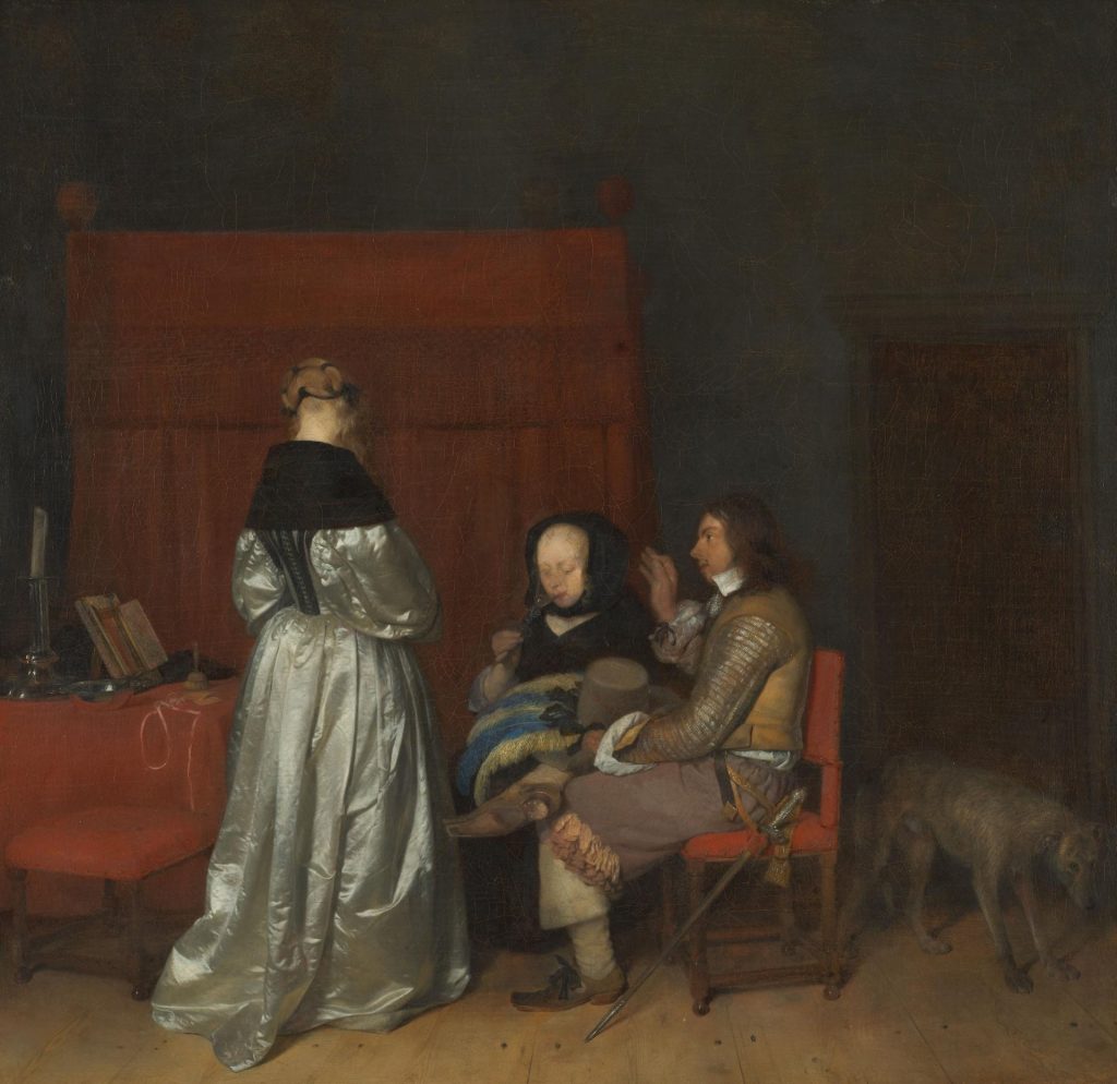 Gallant Conversation, Known as 'The Paternal Admonition'