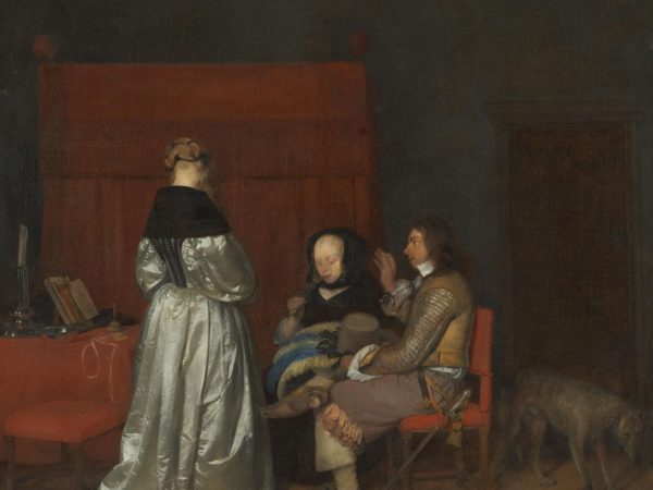 Gallant Conversation, Known as 'The Paternal Admonition'
