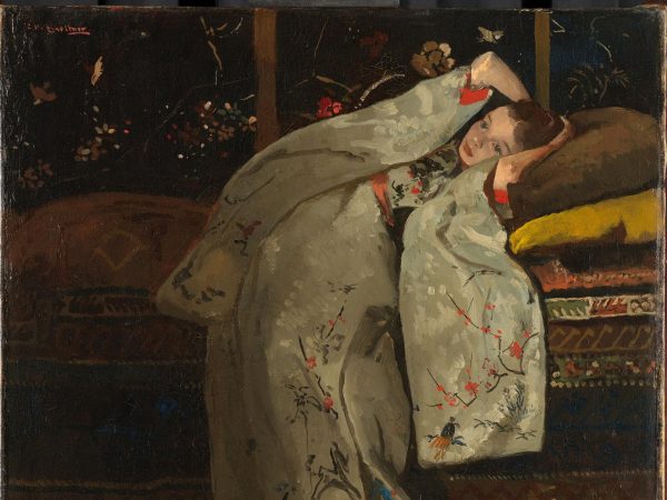 Girl in a White Kimono