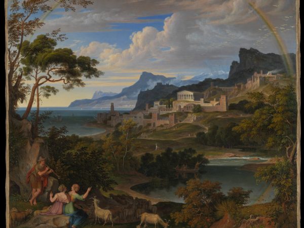 Heroic Landscape with Rainbow
