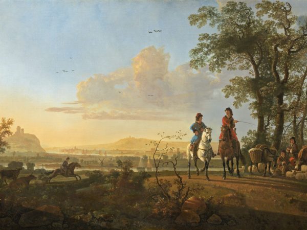 Horsemen and Herdsmen with Cattle
