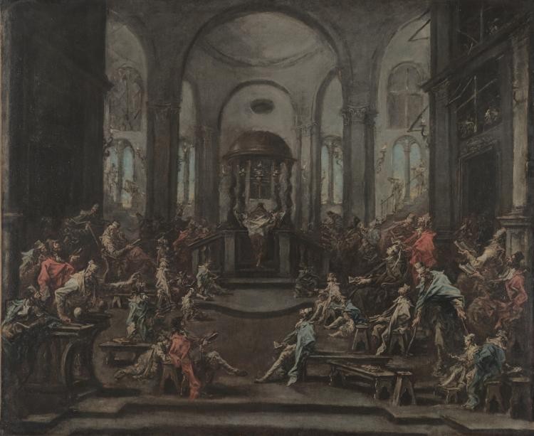 Interior of a Synagogue