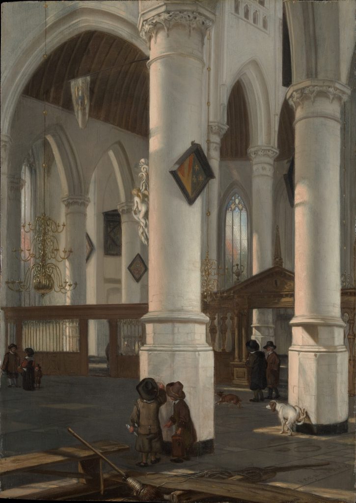 Interior of the Oude Kerk, Delft