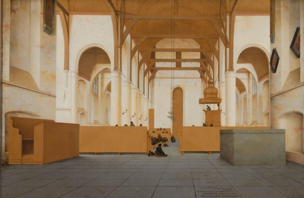 Interior of the Sint-Odulphuskerk in Assendelft