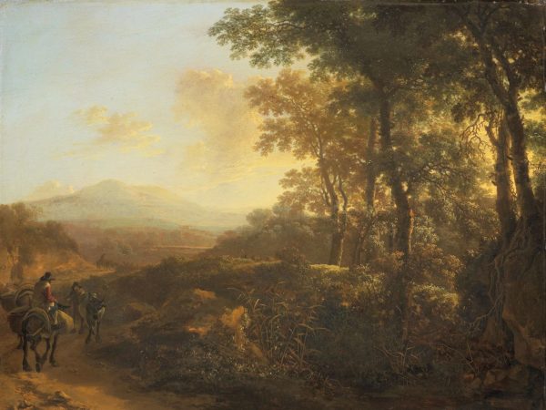 Italian Landscape with Mule Driver
