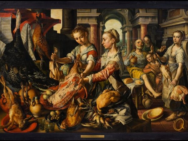 Kitchen Scene with Christ in the House of Martha and Mary