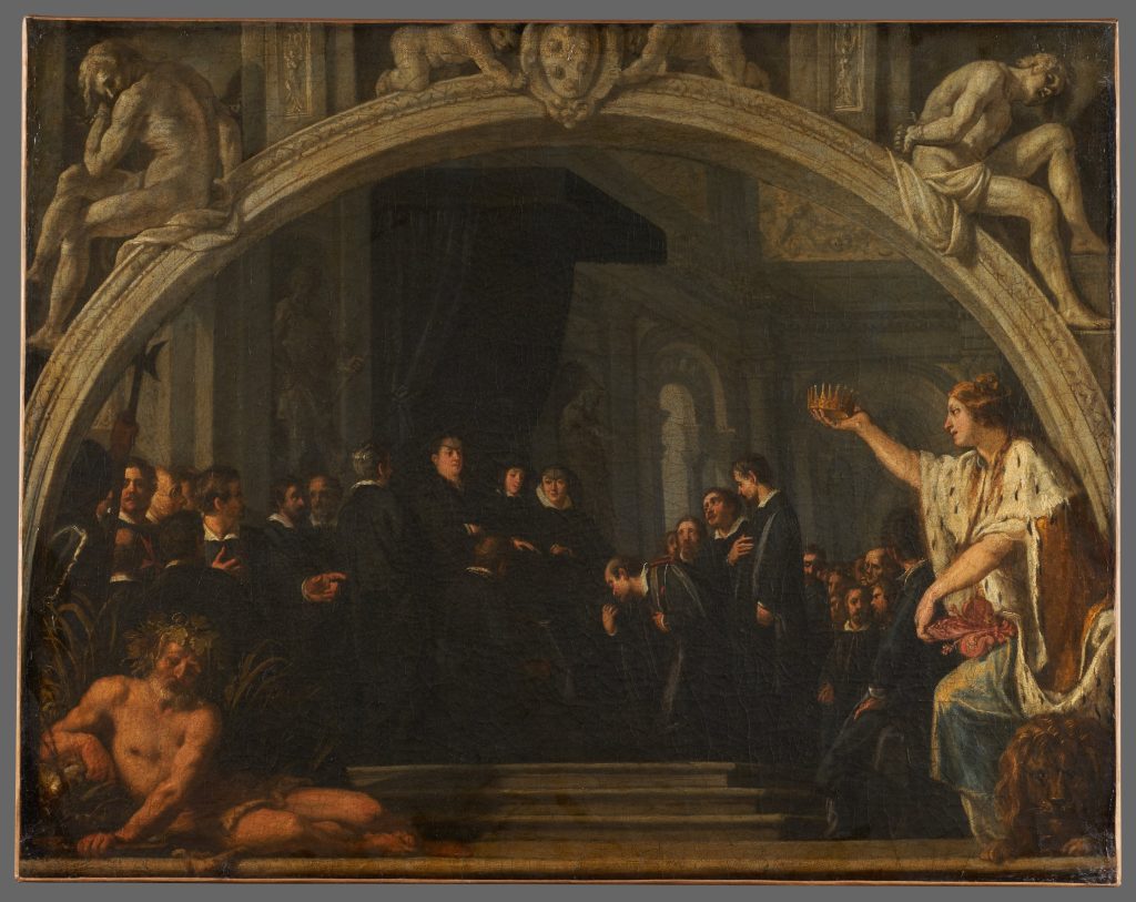 L'hommage du Sénat florentin au grand duc Ferdinand II