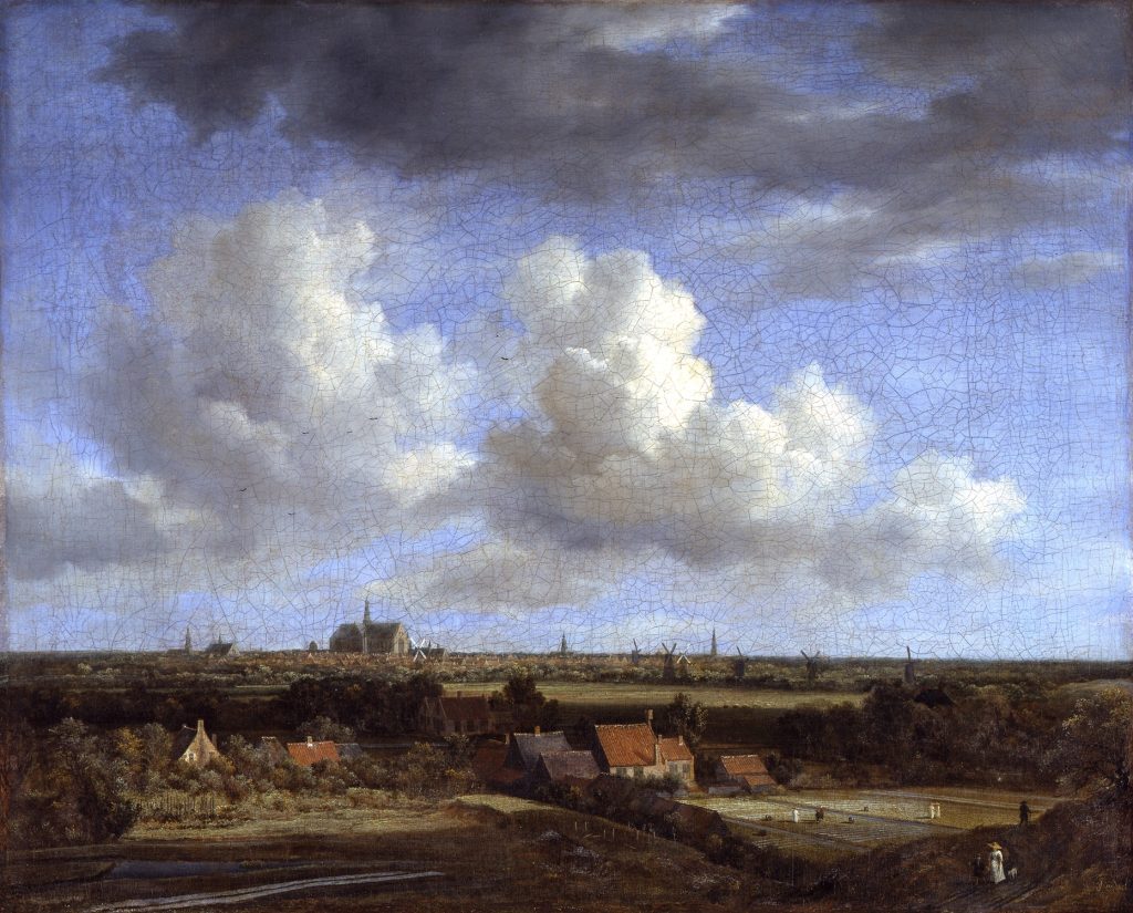 Landschaft mit der Ansicht von Haarlem