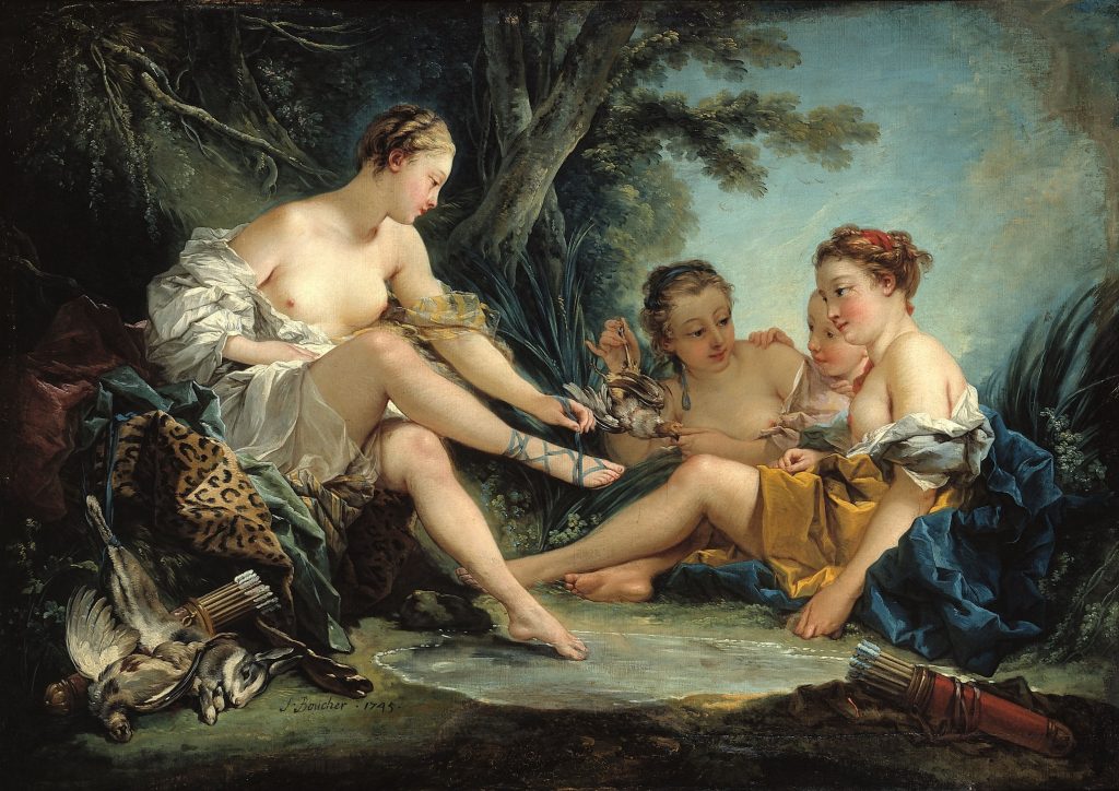 Le Repos des nymphes au retour de la chasse, dit Le Retour de chasse de Diane