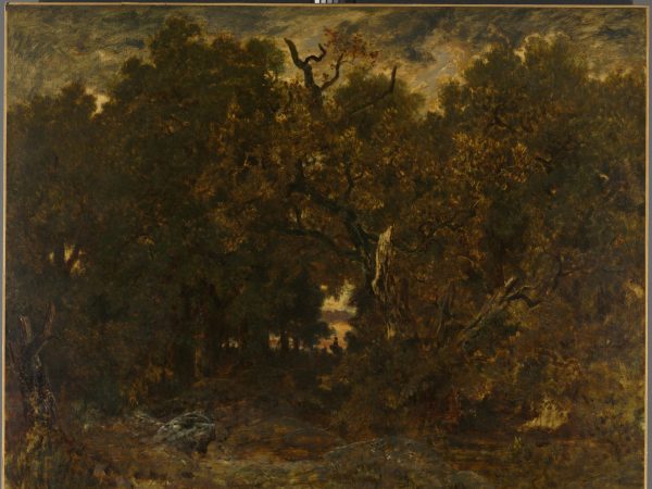 Leaving the Forest, Fontainebleau: Setting Sun