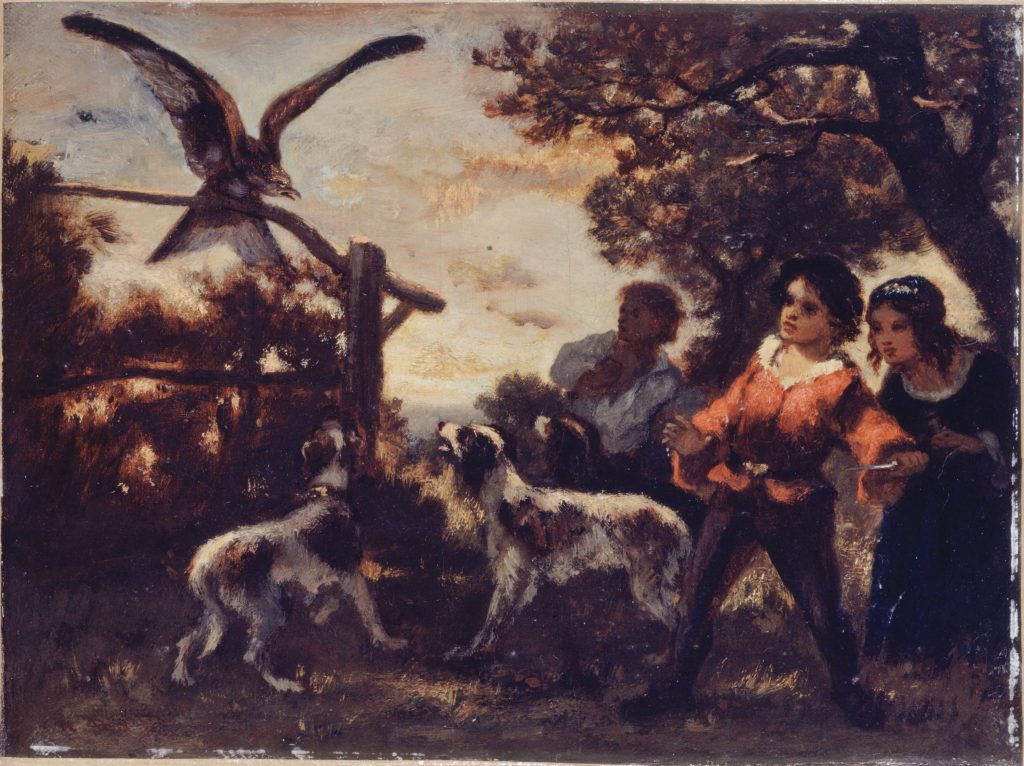 Les enfants au faucon