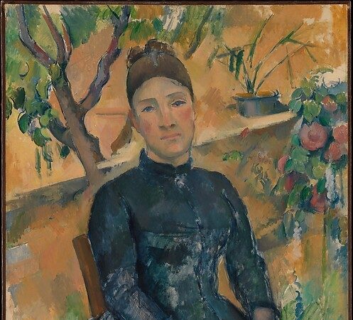 Madame Cézanne (Hortense Fiquet, 1850–1922) in the Conservatory