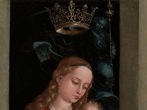 Madonna and Child in a Window