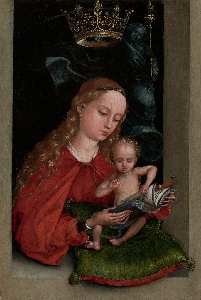 Madonna and Child in a Window