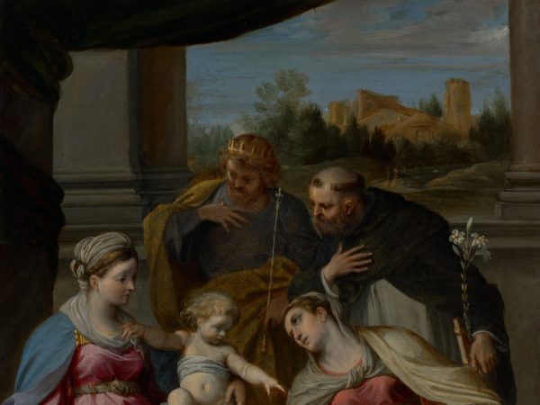 Madonna and Child with Saints Lucy, Dominic, and Louis of France