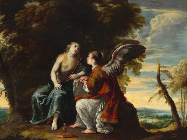 Mary Magdalene Comforted by an Angel